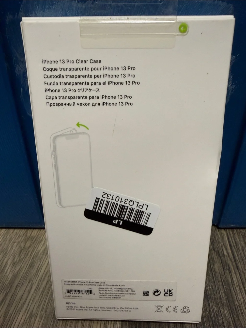 Apple Clear MagSafe iPhone 13 Pro Case - Transparent